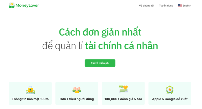 Cài đặt Money Lover