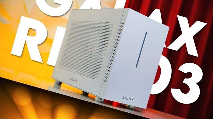 Case máy tính Galax Revolution 03 màu trắng với thiết kế tinh tế
