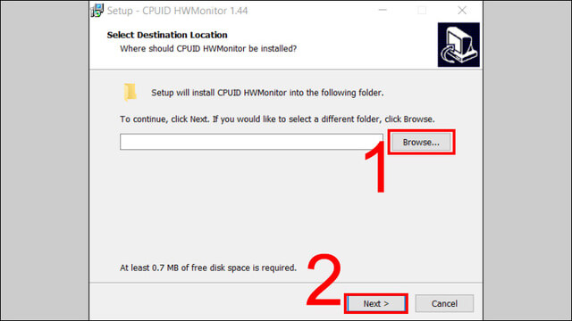 Chọn Browser và bấm Next