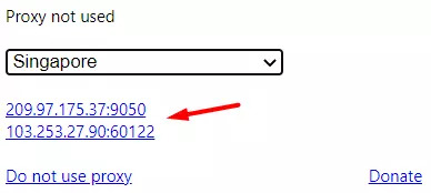 Chọn địa chỉ IP