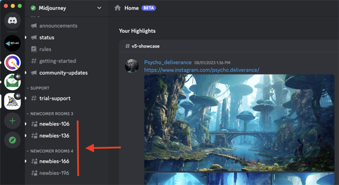 Chọn vào Newbie để sử dụng công cụ vẽ miễn phí