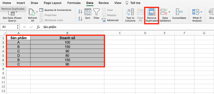 cách lọc dữ liệu trong excel
