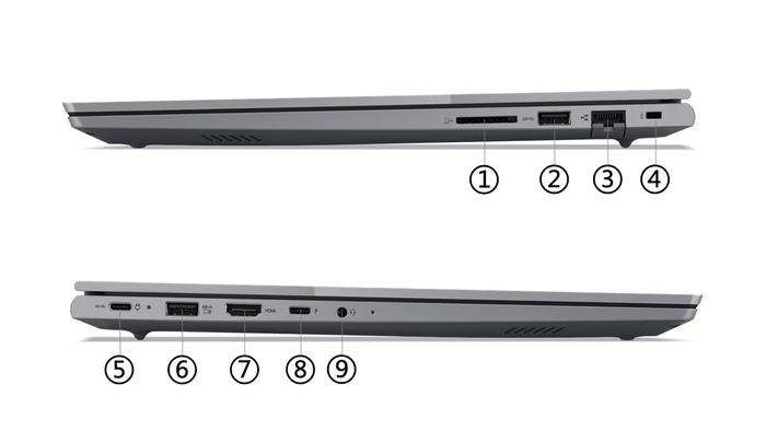 Đa dạng cổng kết nối giúp ThinkBook 16 G6 sẵn sàng cho mọi nhiệm vụ