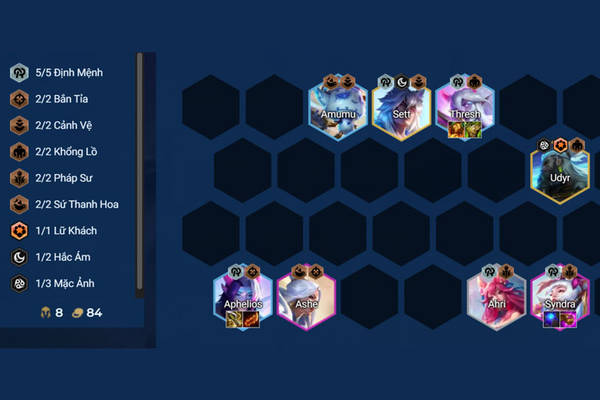 Đội hình Aphelios Định Mệnh