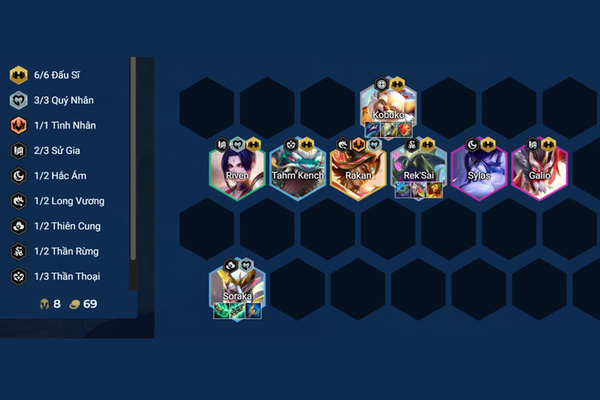 Đội hình Cặp Móng May Mắn