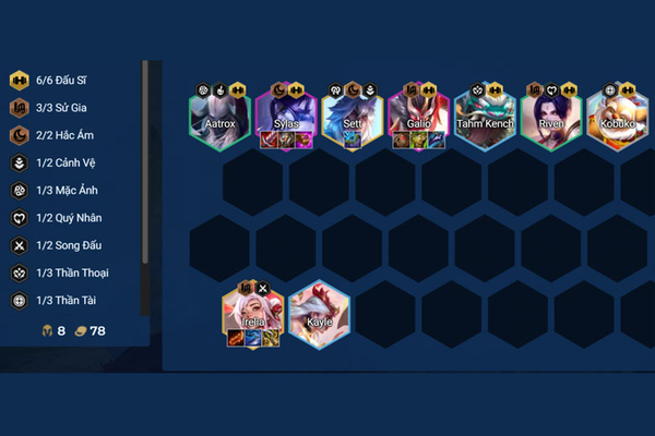 Đội hình Đóng Cửa Thả Xích