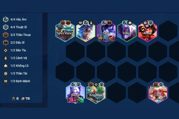 Đội hình Slow Roll Alune