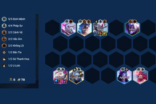 Đội hình Syndra Định Mệnh Pháp Sư