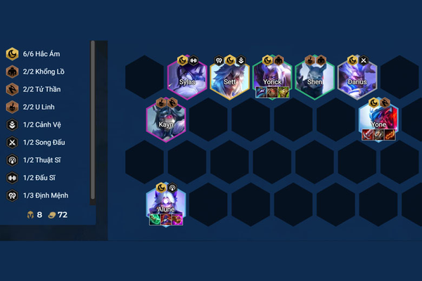 Đội hình Kirito – Yone Hắc Kiếm Sĩ