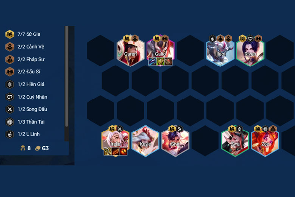 Đội hình Irelia Carry