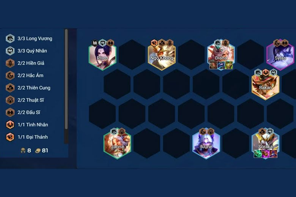 Đội hình “Vườn Sao Băng”