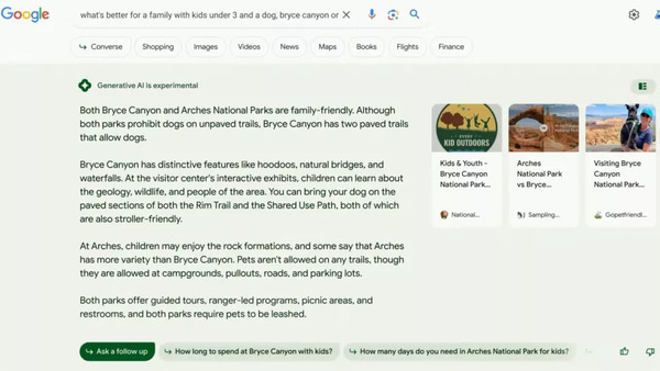 Google mang đến các kết quả tìm kiếm chuyên sâu hơn