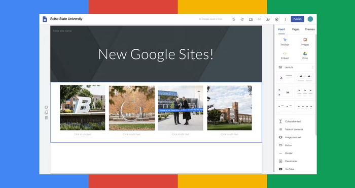 Google Sites hoàn toàn miễn phí cho người dùng