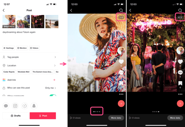 Hiển thị tiến trình dạng dấu chấm ở giữa màn hình