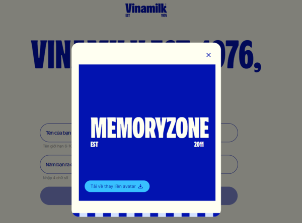 Hoàn tất bước tạo logo Vinamilk