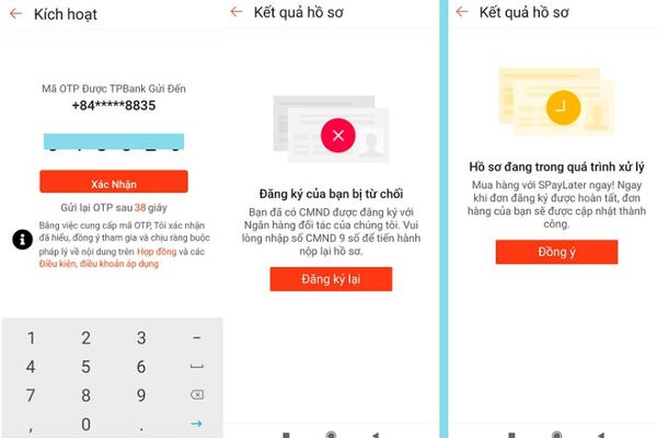 Hoàn tất kích hoạt Spaylater Shopee