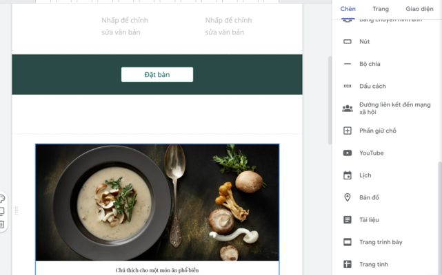 Kết hợp Google Sites với các công cụ khác của Google