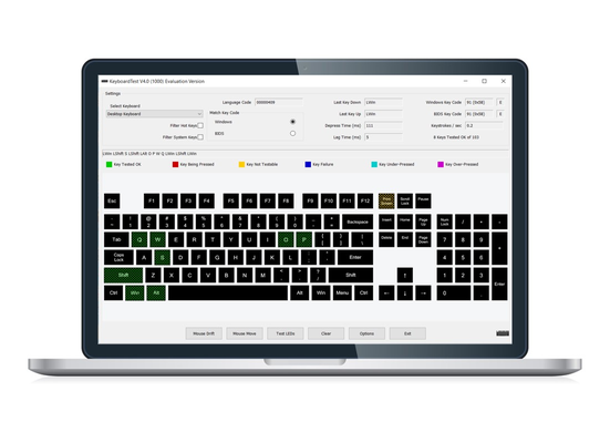 PassMark KeyboardTest