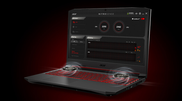 Laptop Acer Nitro cho chất lượng hiển thị rõ nét