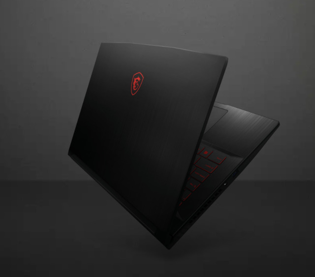  Laptop Gaming MSI GF63 Thin có thiết kế mạnh mẽ, thu hút