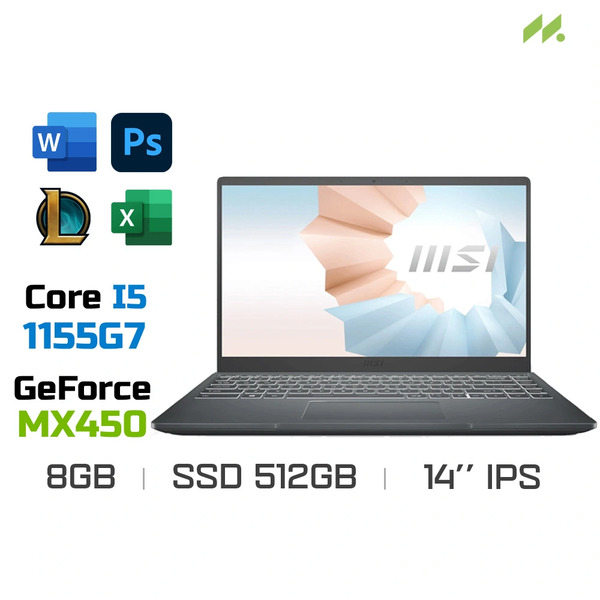 Laptop MSI Modern 14 B11SBU-668VN