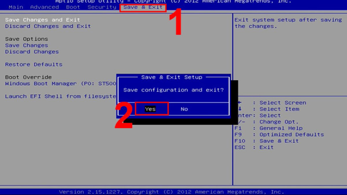 cách sửa lỗi bios win 10