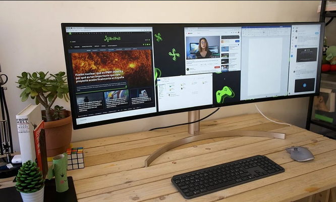 Màn hình Ultrawide đáp ứng tốt nhu cầu học tập, giải trí