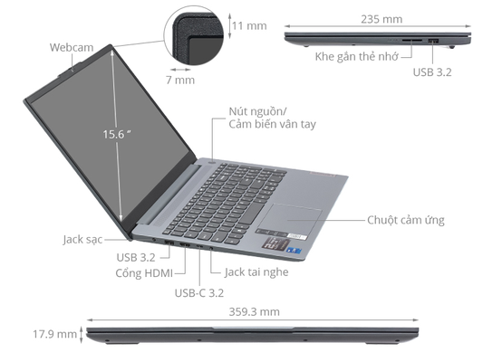 lenovo ideapad slim 3 15irh8