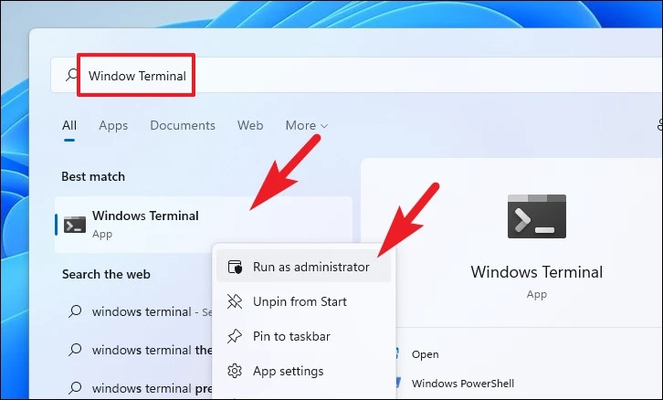 Mở Windows PowerShell
