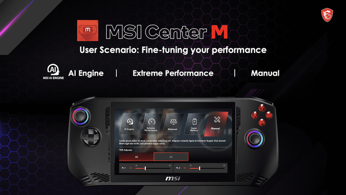 MSI CLAW - Máy trang bị AI thông minh