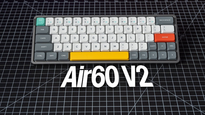 Nâng tầm trải nghiệm gõ phím với Nuphy Air60 V2, nhỏ gọn nhưng đầy sức mạnh