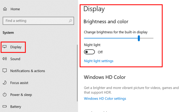 Nhấn Next để tiến đến phần "Adjust brightness"