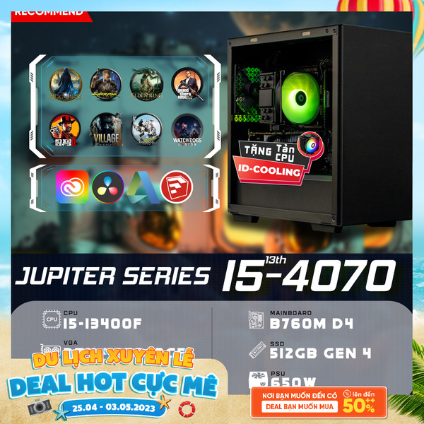 Thùng PC JUPITER i5 G13 4070