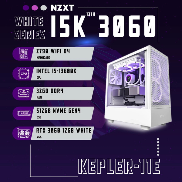 Thùng máy PC KEPLER-11E i5K G13 3060