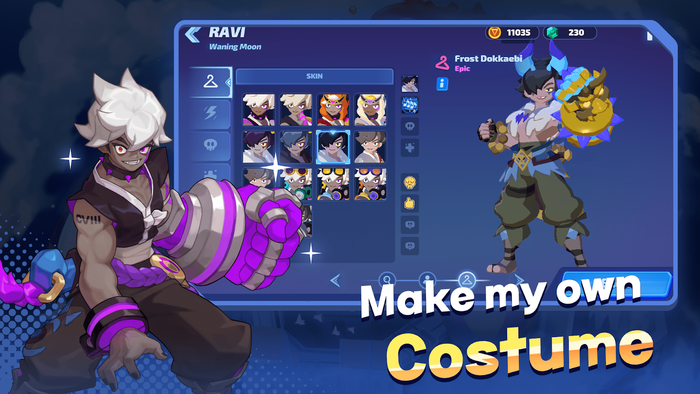 Skin trong game được đầu tư kỹ lưỡng