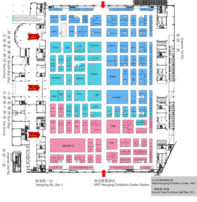 Sơ đồ gian hàng COMPUTEX 2024