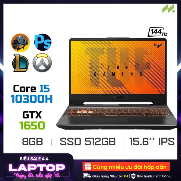 Laptop Gaming Asus TUF Gaming F15 FX506LHB-HN188W
