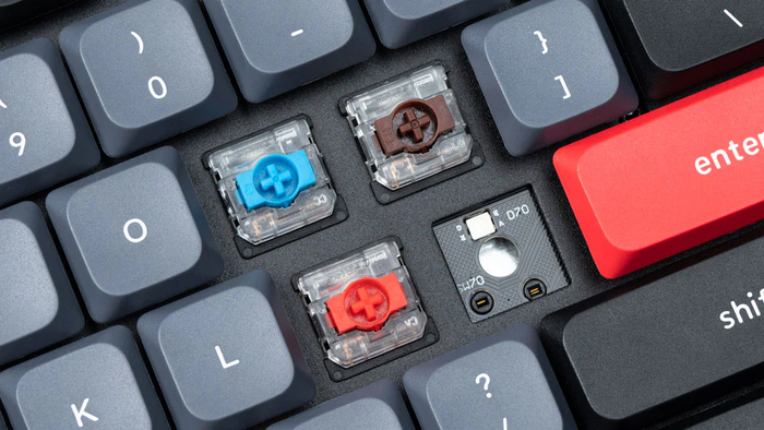 Switch Gateron low profile sở hữu độ bền cao và cảm giác gõ tốt