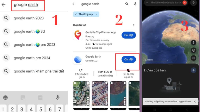 Tải Google Earth Studio về điện thoại