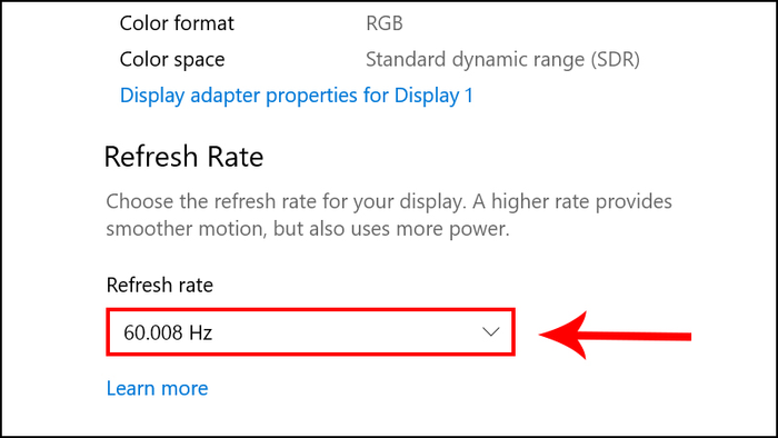 Tần số quét không phù hợp ảnh hưởng lớn đến chất lượng hiển thị