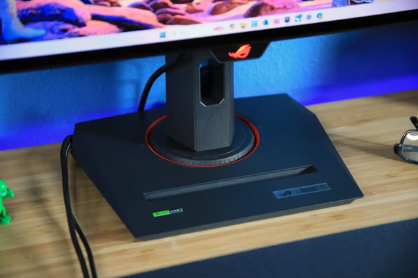 Thiết kế rãnh đi dây tiện lợi trên XG27AQDMG