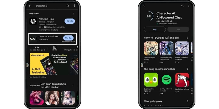 Tìm và tải Character AI về máy