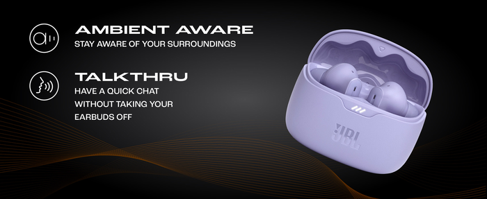 Tính năng chống ồn và kết nối đa thiết bị của JBL Tune Beam