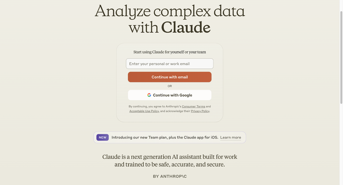 Truy cập vào trang đăng ký tài khoản của Claude AI