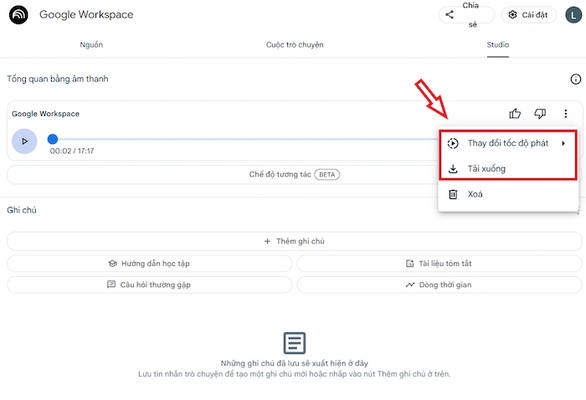 Tuỳ chỉnh podcast theo tốc độ