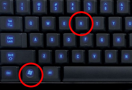 Vào Run bằng cách nhấn tổ hợp phím Windows + R và nhập "dccw"