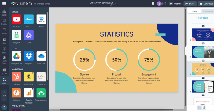 Visme là công cụ hỗ trợ thiết kế đa dạng