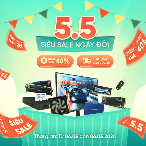 Siêu Sale ngày đôi - 5.5