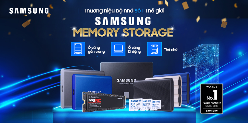 Samsung Storage - Thương hiệu số 1