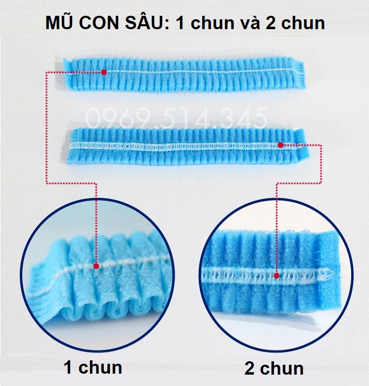 Thiết kế thun chắc chắn giúp cho việc co giãn khi đeo dễ dàng và đặc biệt là không bị đau khi đeo
